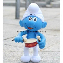 Customized Mini Action Figure Cartoon ICTI Cute Blue Kids Toy